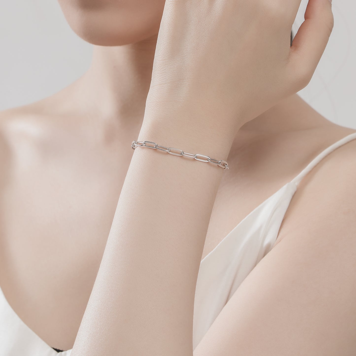 Light Paper Clip Bracelet