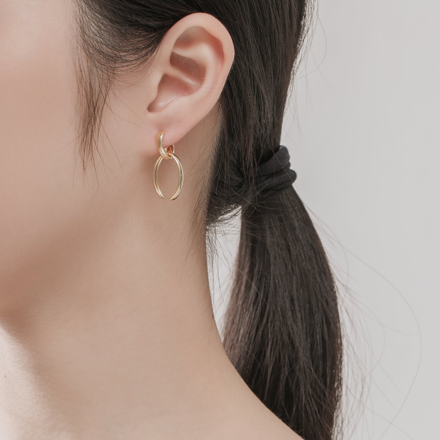 Oval Link Earrings