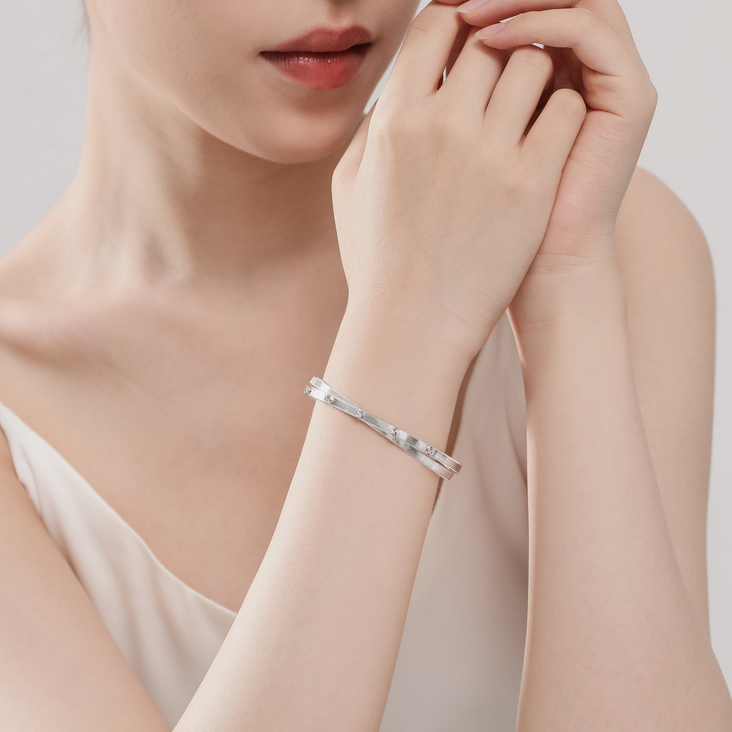 FK Cross beads Bangle