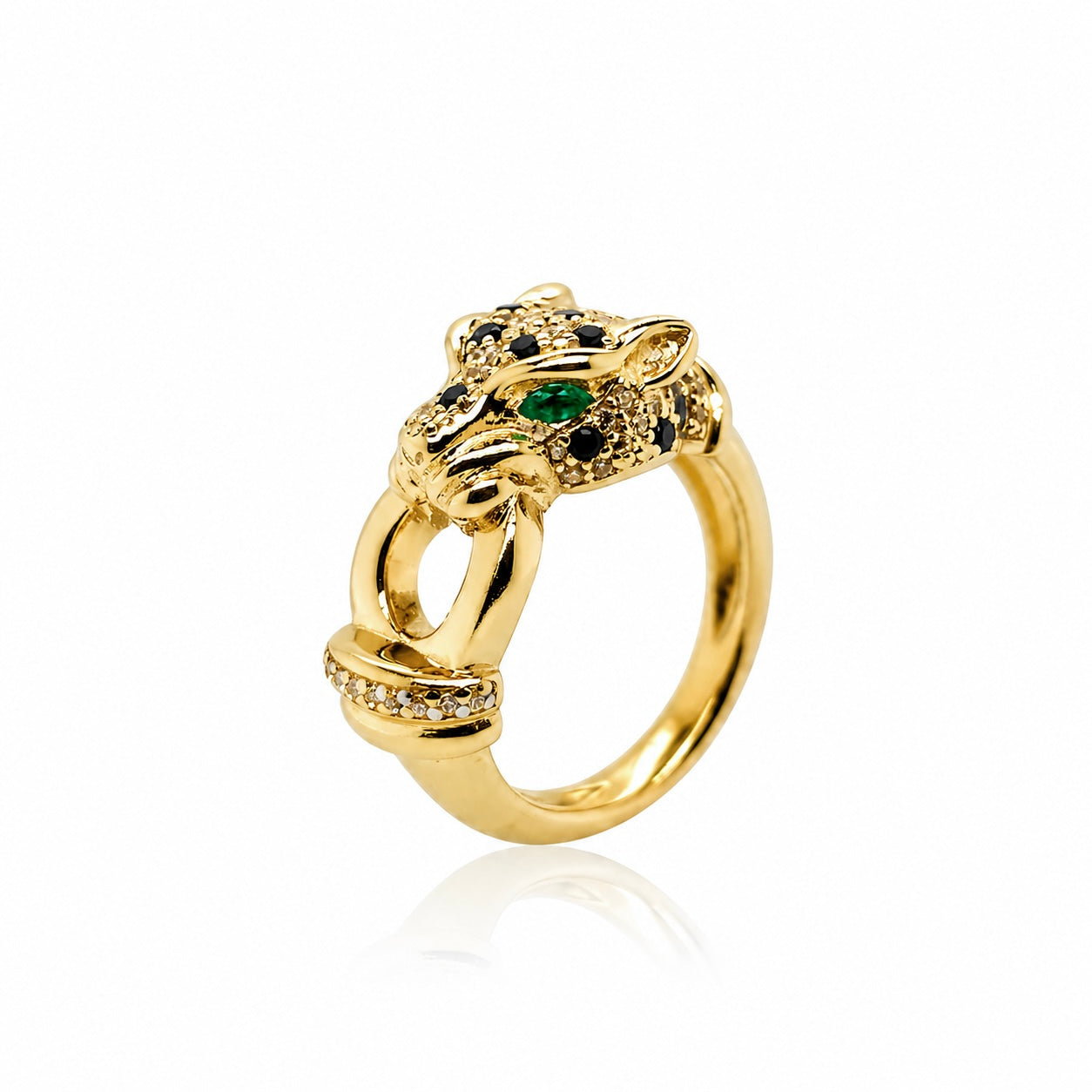 Panther Onyx C.Z. Ring