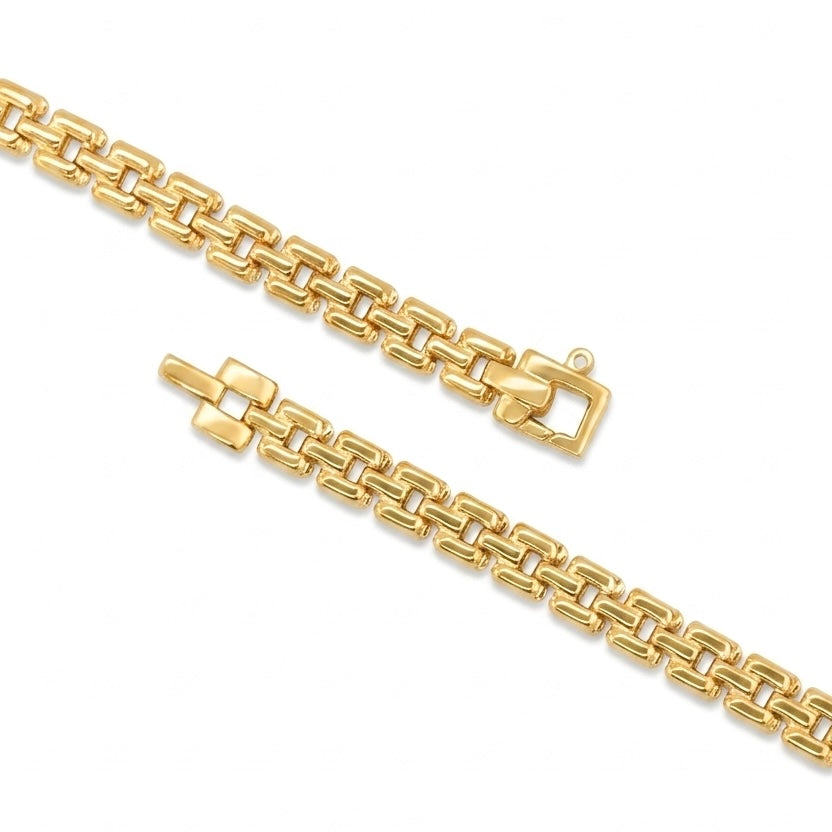 Panther Onyx C.Z. Watchband Bracelet