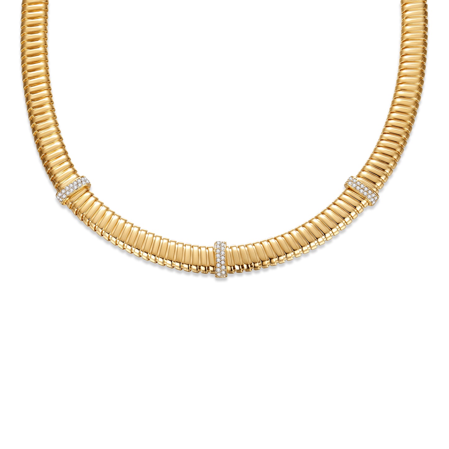 Tubogas C.Z. Necklace