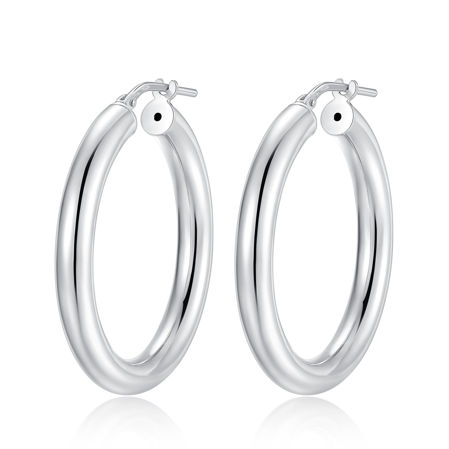 Round Tube Earrings