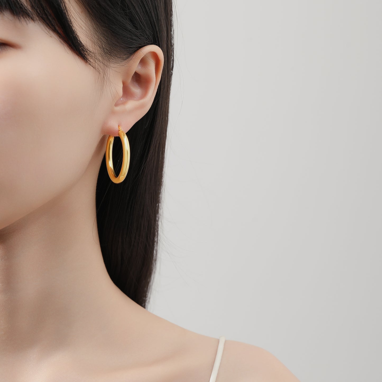 Round Tube Earrings