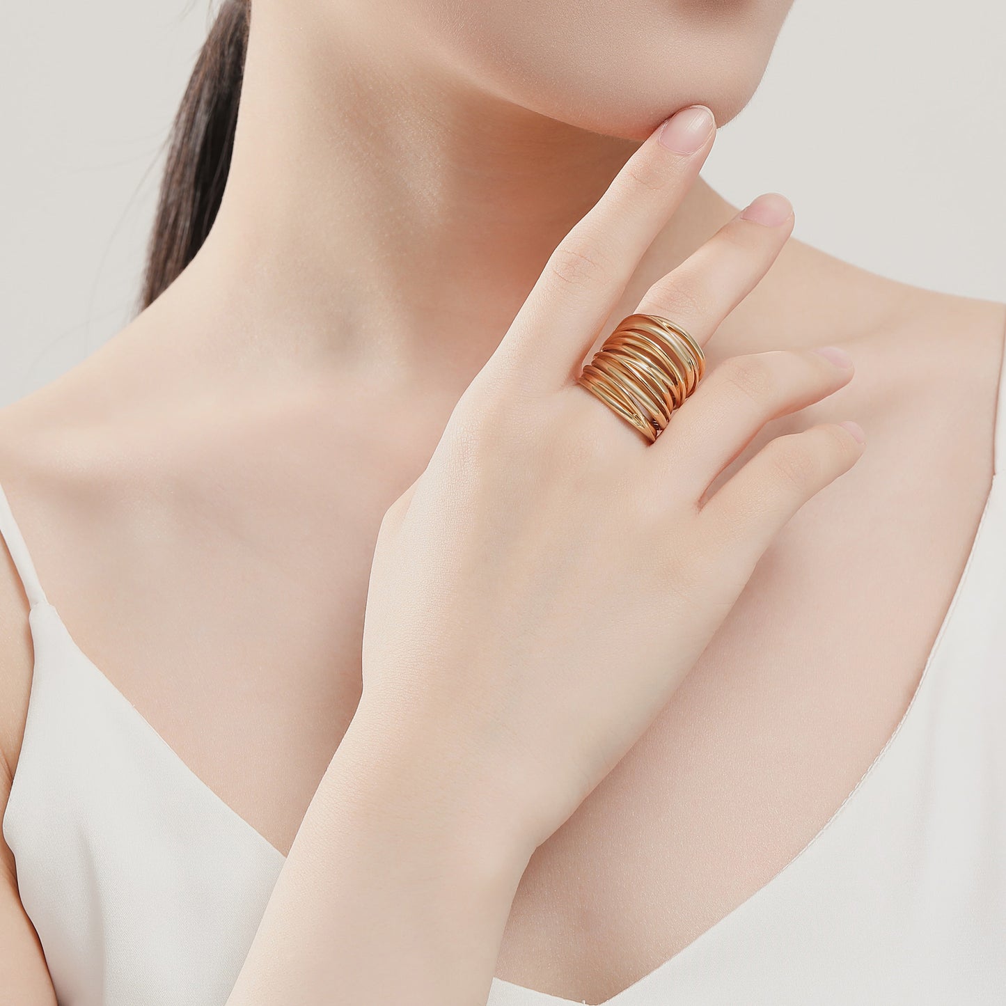 FK Fashion Coil Ring