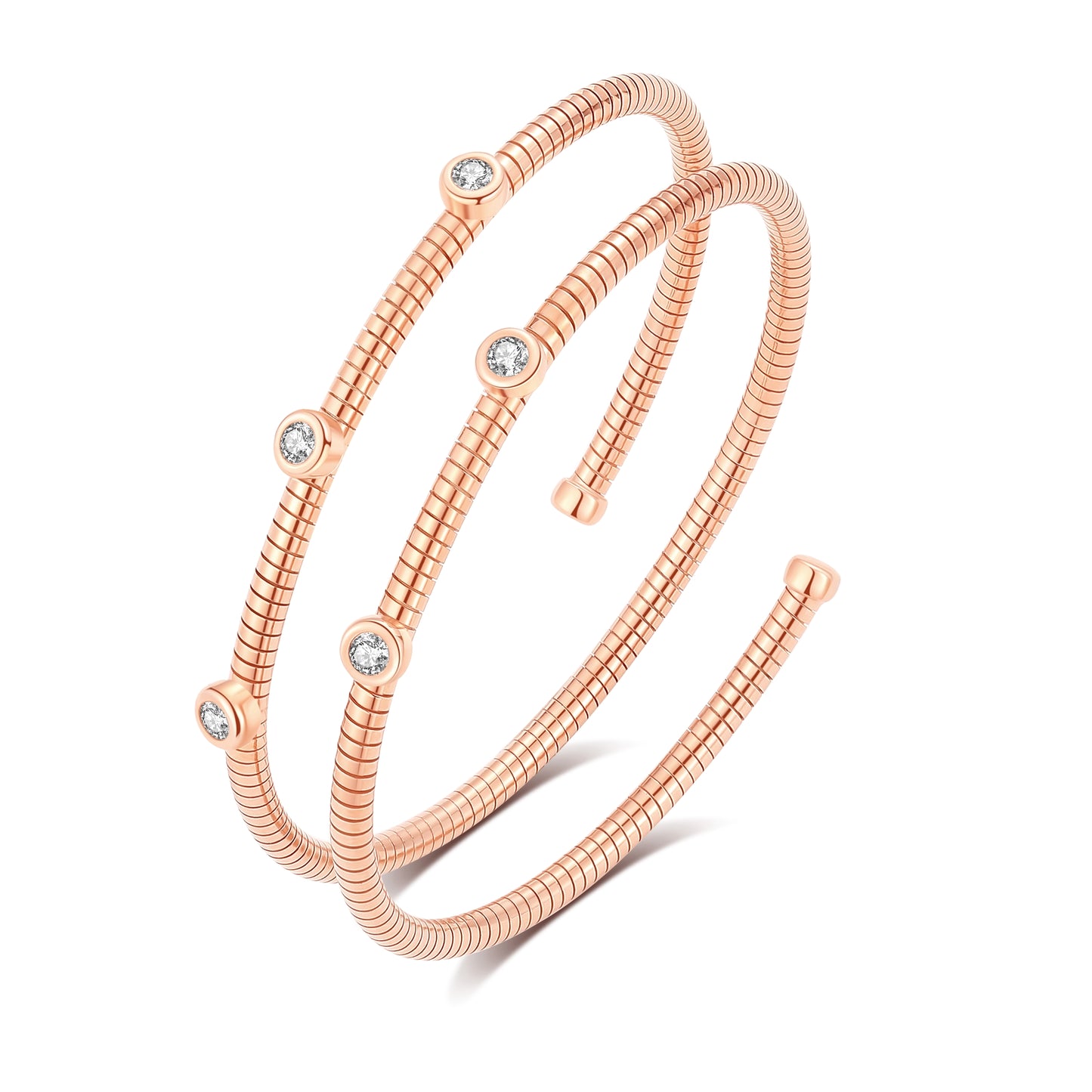 FK Spiral C.Z. Bangle