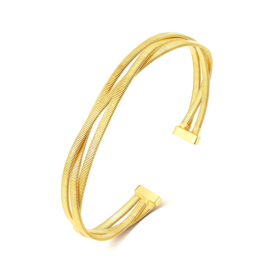 <tc>FK Bracciale Aperto con Tre Anelli Intrecciati</tc>