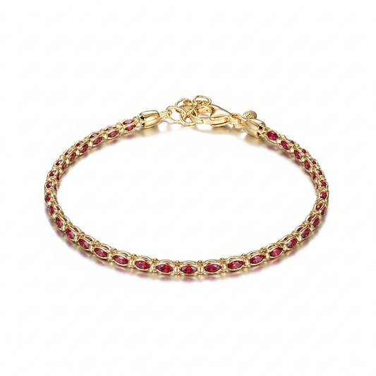 Red C.Z. Bracelet