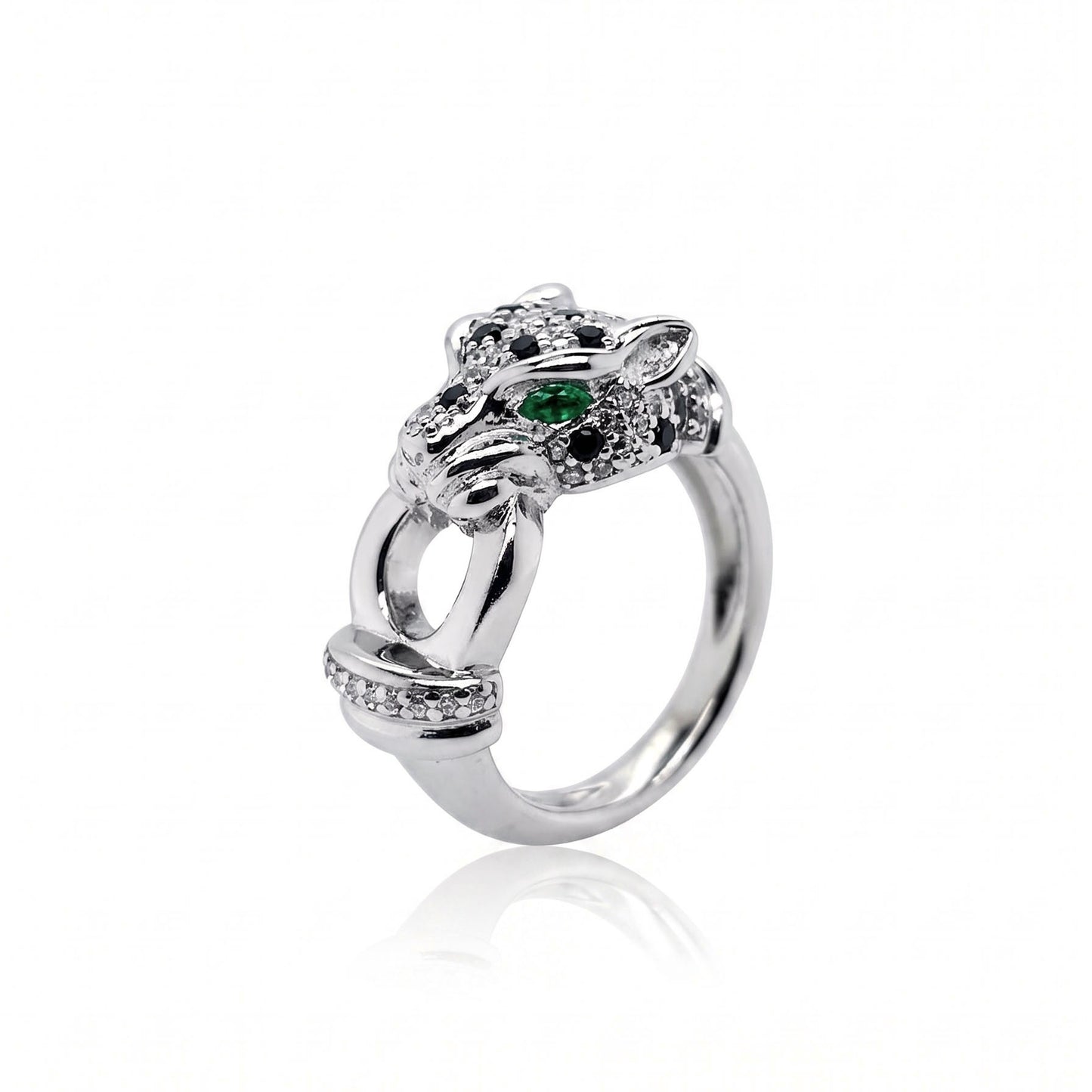 Panther Onyx C.Z. Ring