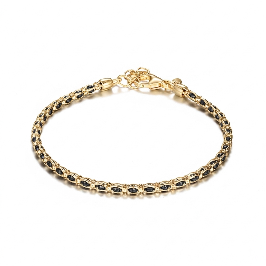 Black C.Z. Bracelet