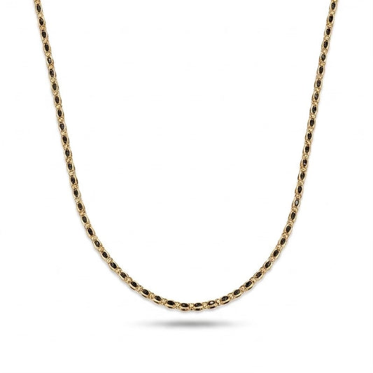 Black C.Z. Necklace