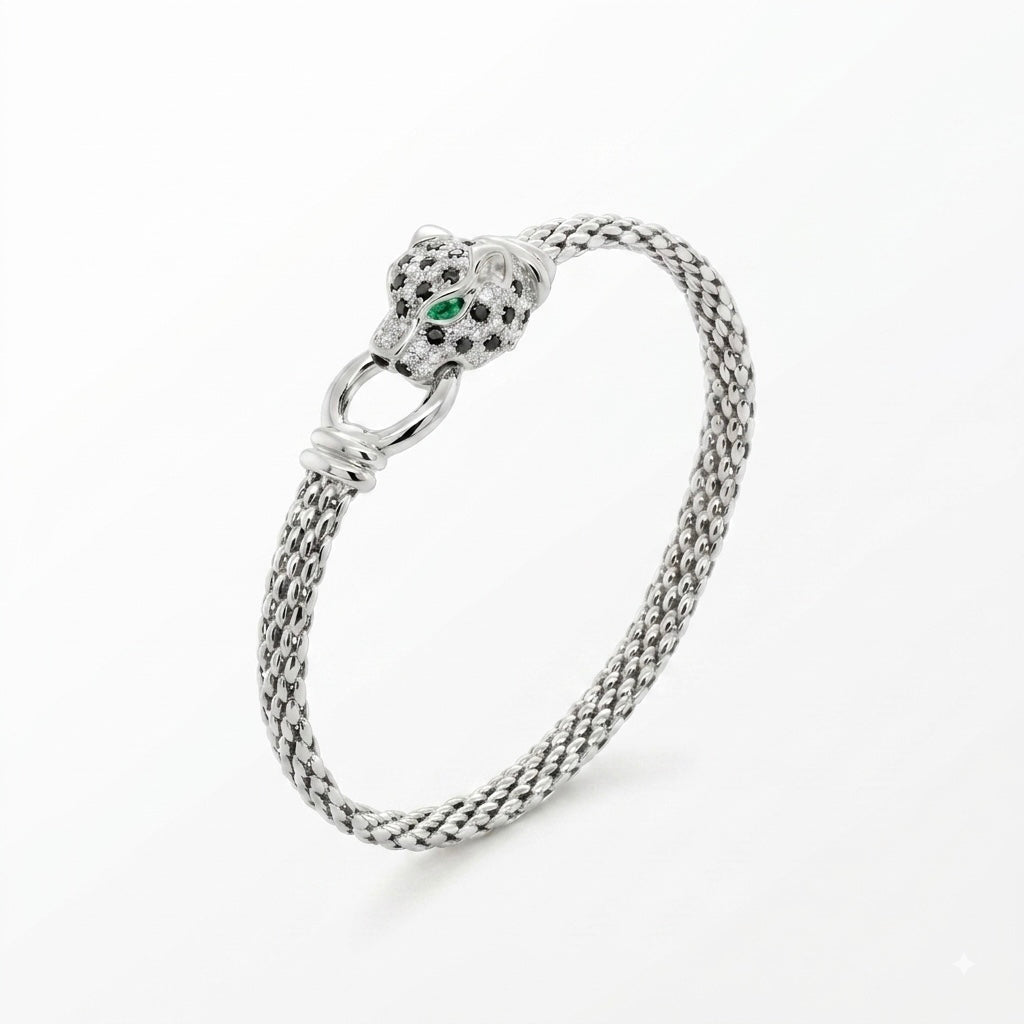 Amulet Pantera Mesh Bangle