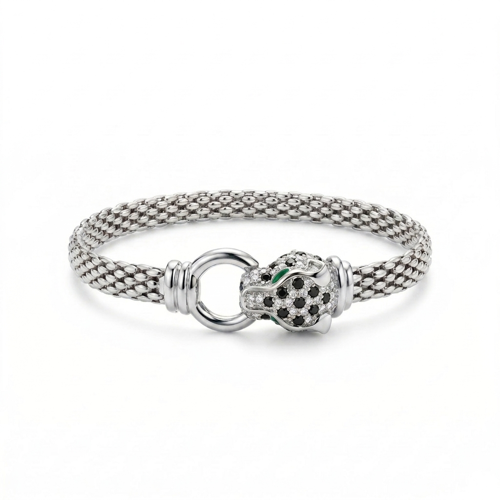 Amulet Pantera Mesh Bangle