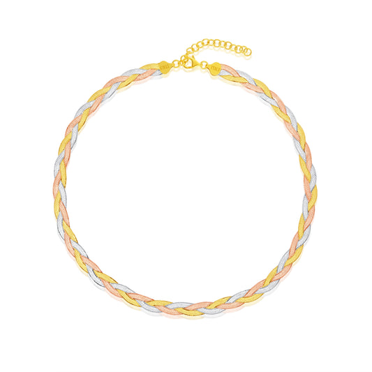 Braided Herringbone Necklace
