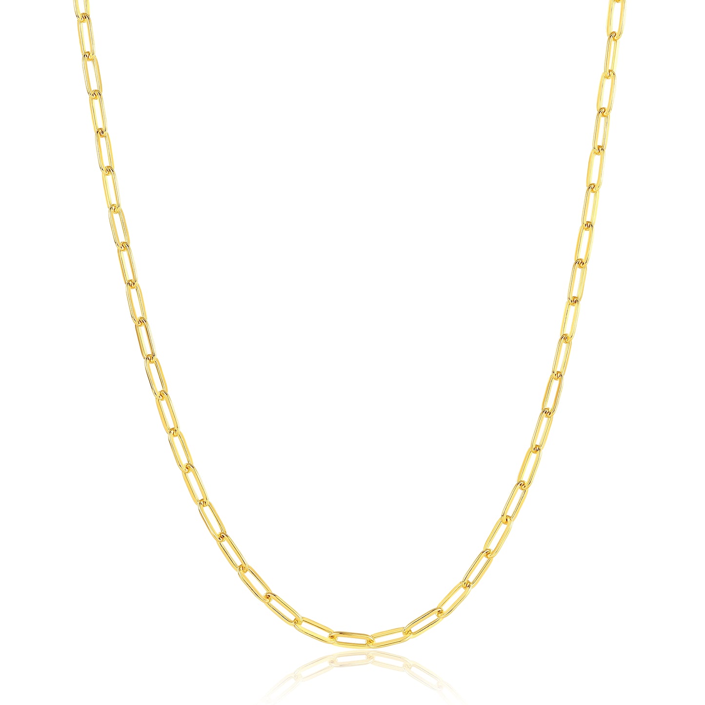 Light Paper Clip Necklace
