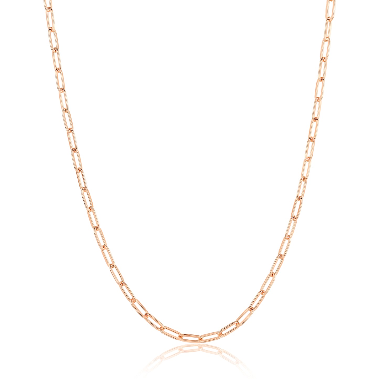 Light Paper Clip Necklace