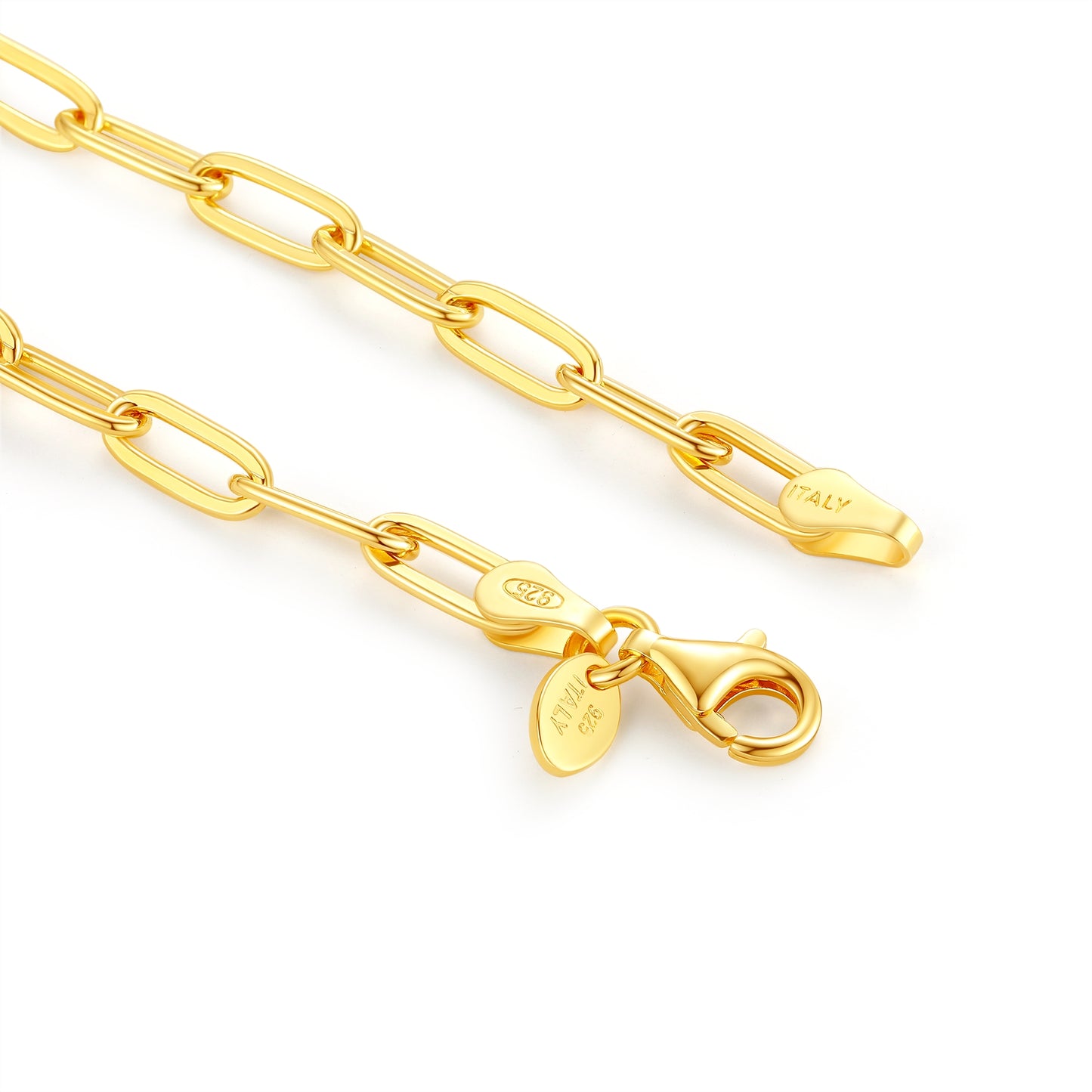 Light Paper Clip Necklace