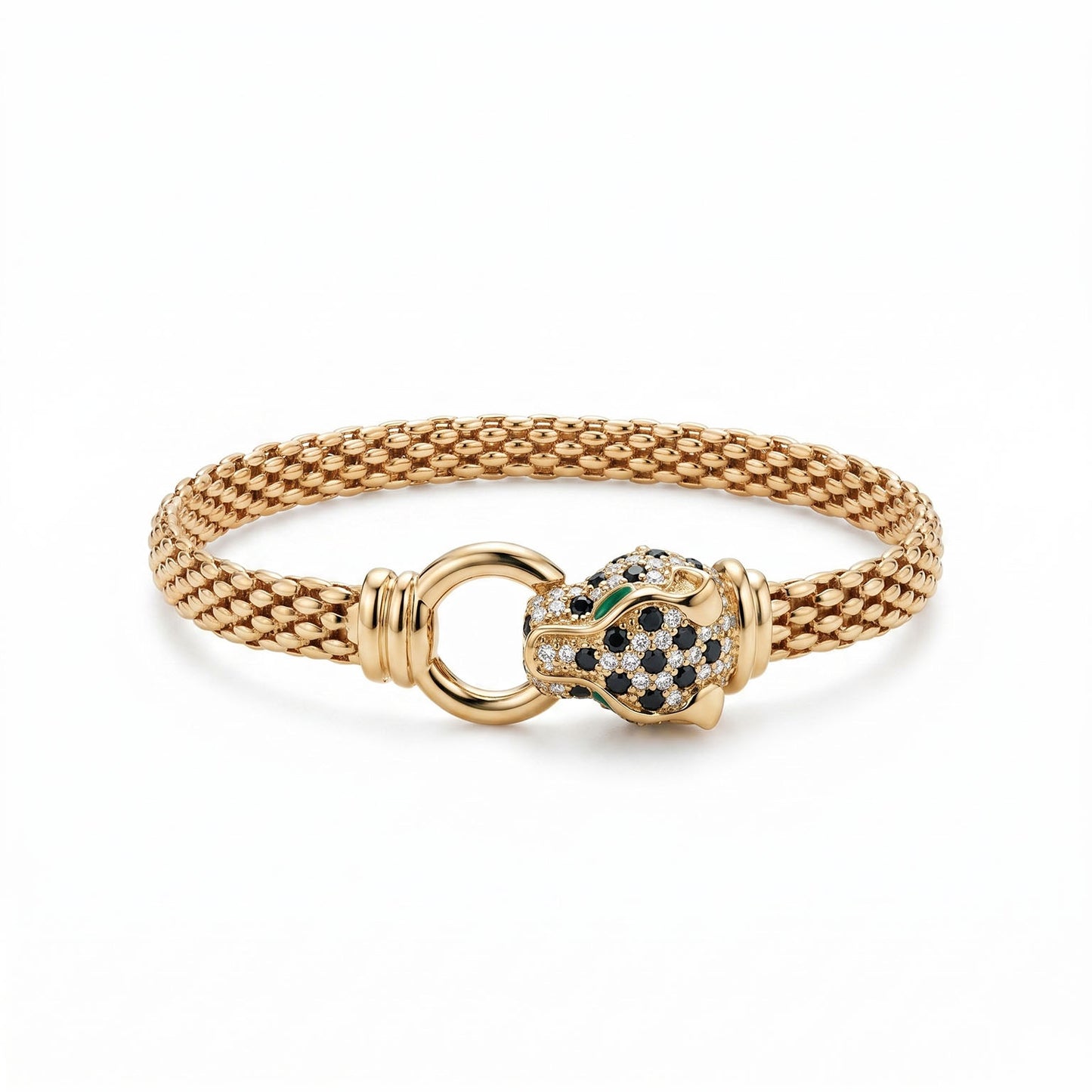 Amulet Pantera Mesh Bangle