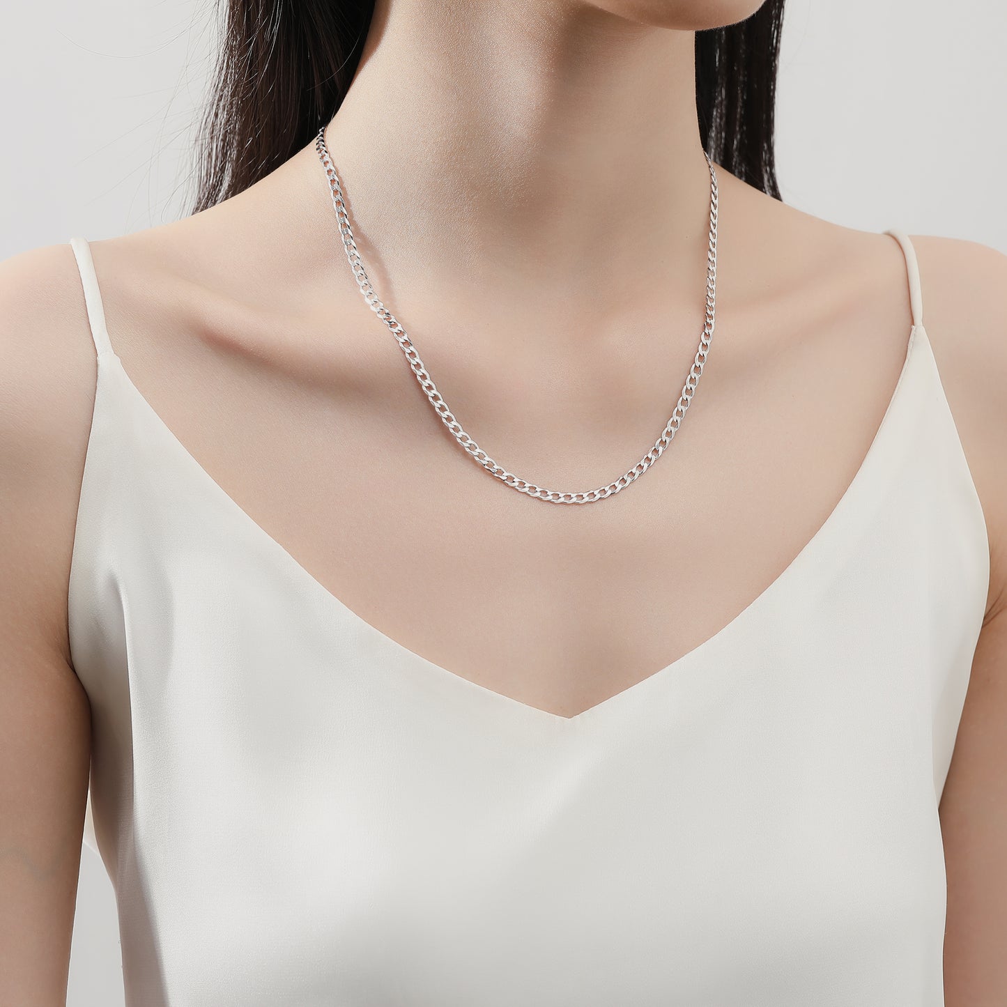 Classic Curb Necklace 3MM