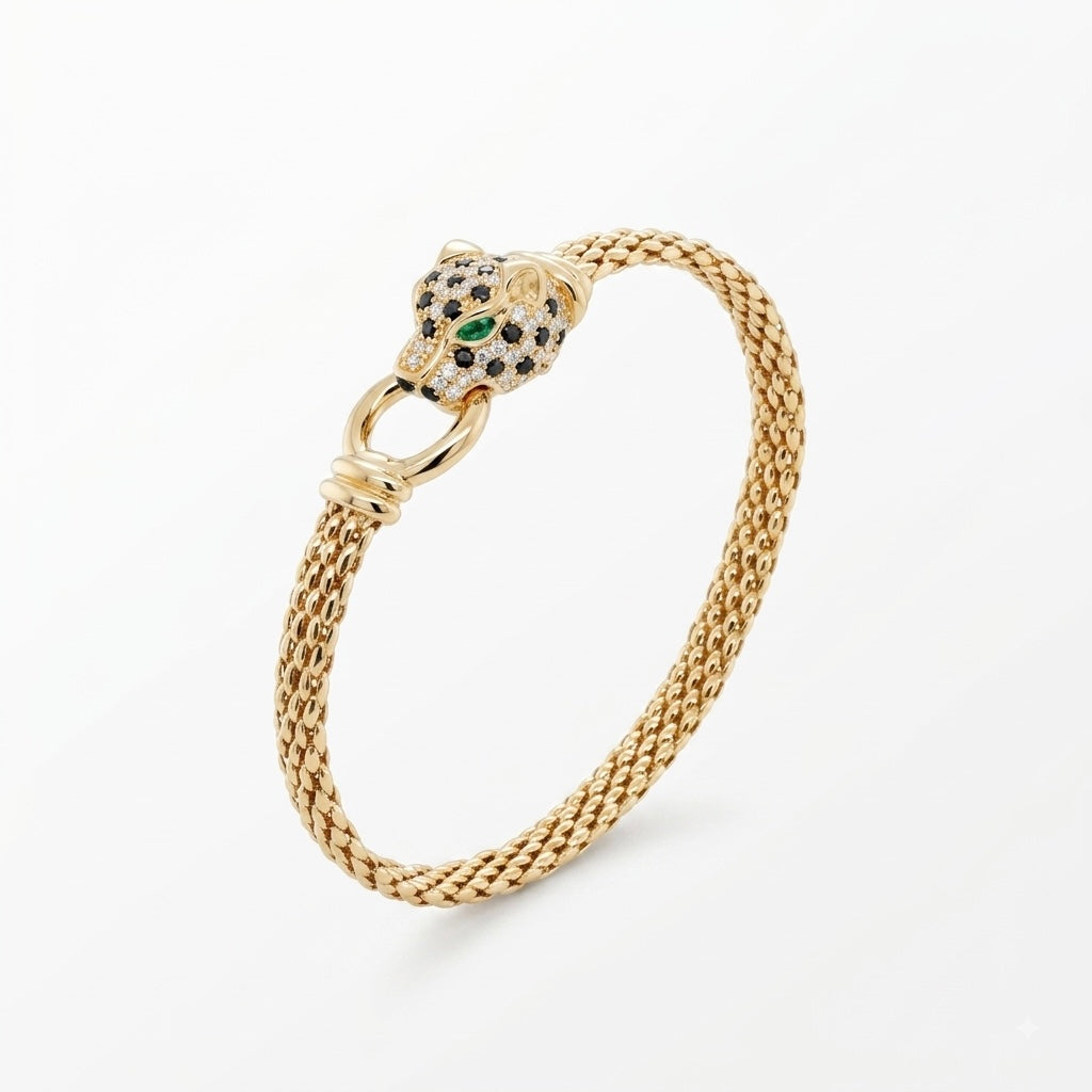 Amulet Pantera Mesh Bangle
