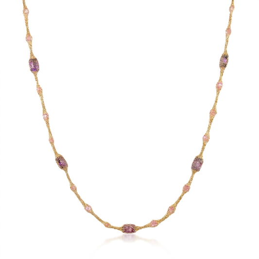 Twilight Mesh Crystal Necklace