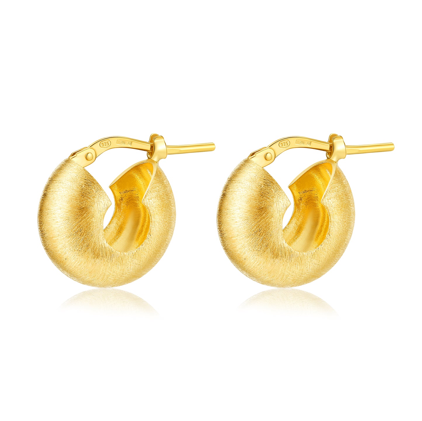 Rigato Snail-Shape Earrings Small