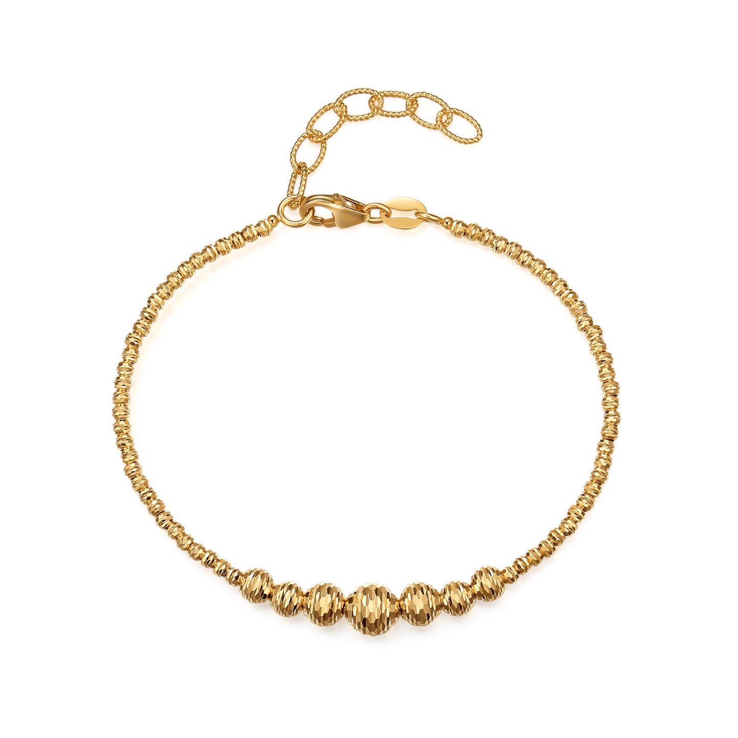 Radiant Facet Line Bracelet