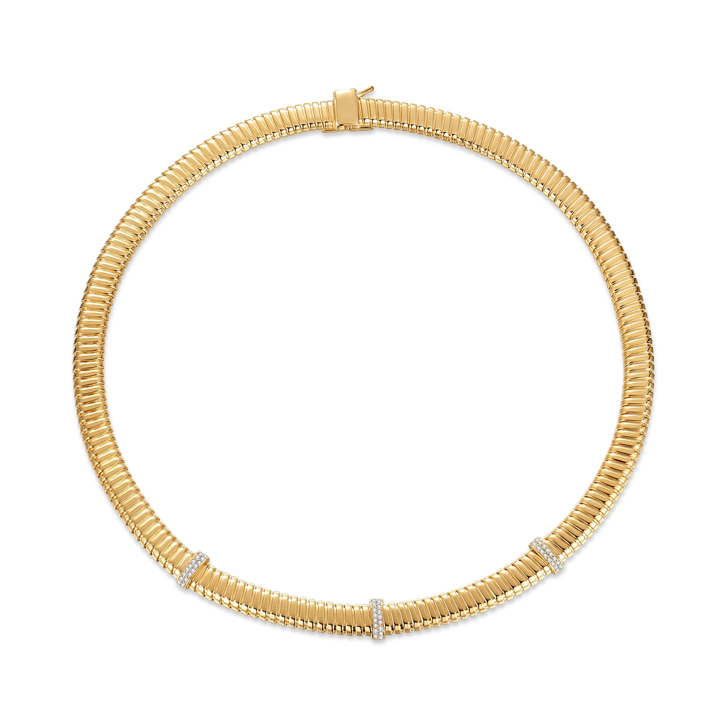 Tubogas C.Z. Necklace