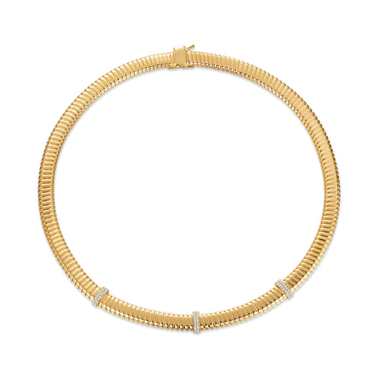 Tubogas C.Z. Necklace