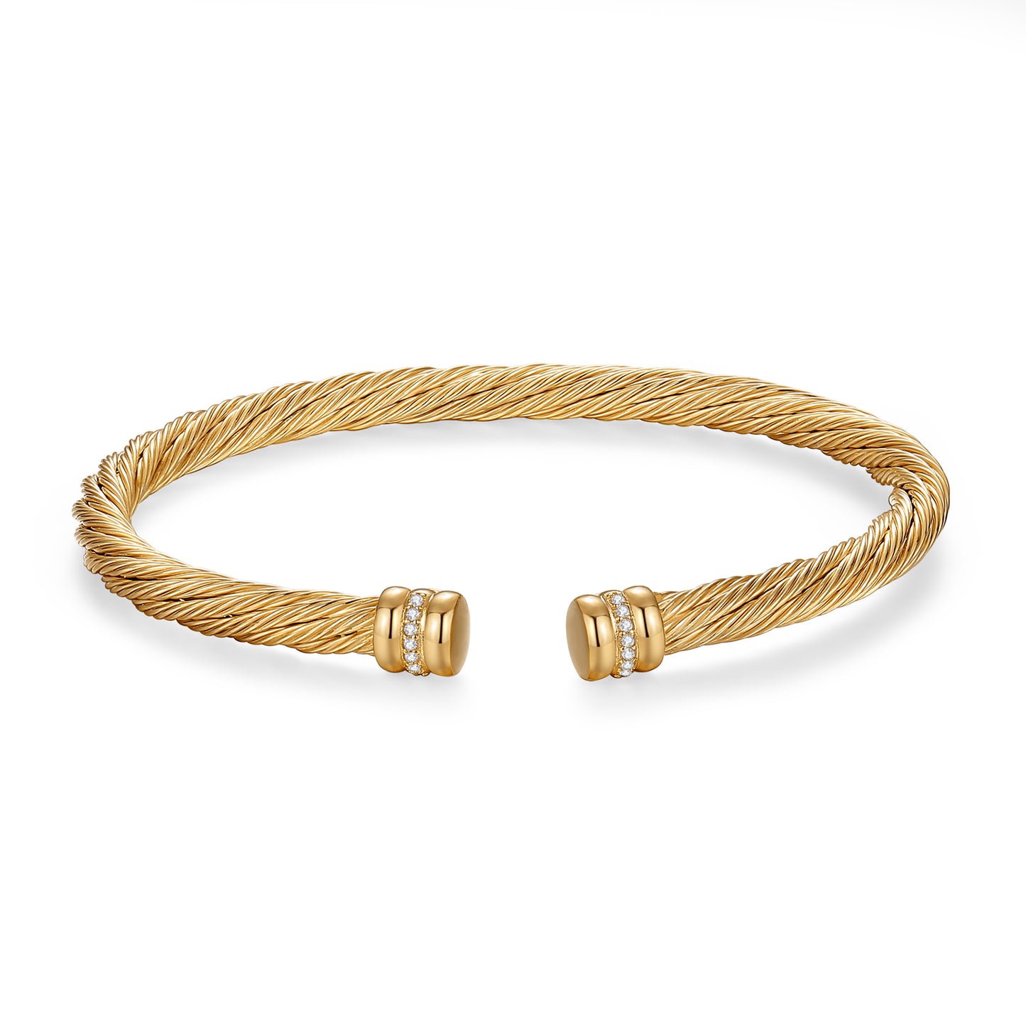 Twisted Cable Cuff Bracelet