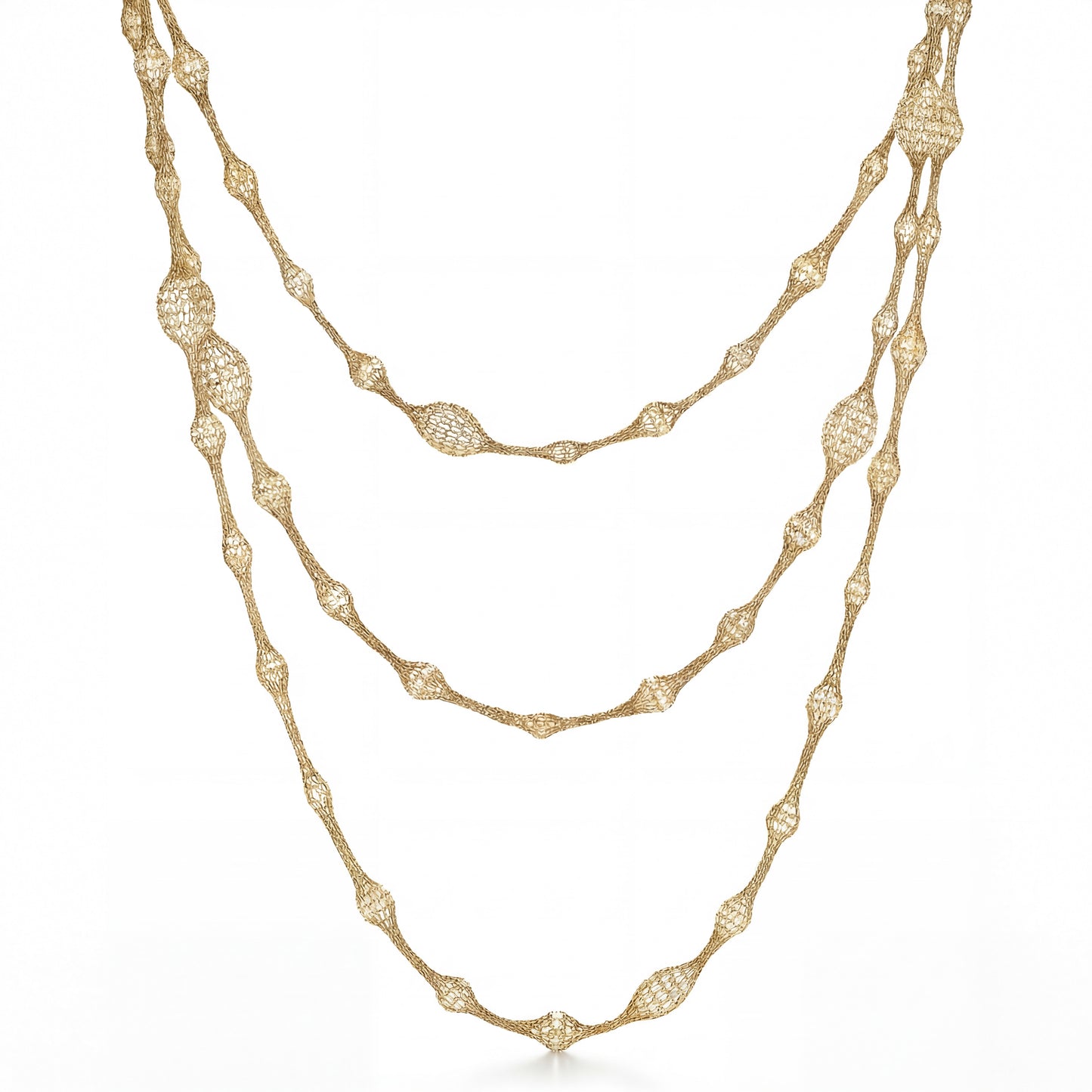 Mesh Crystal Necklace