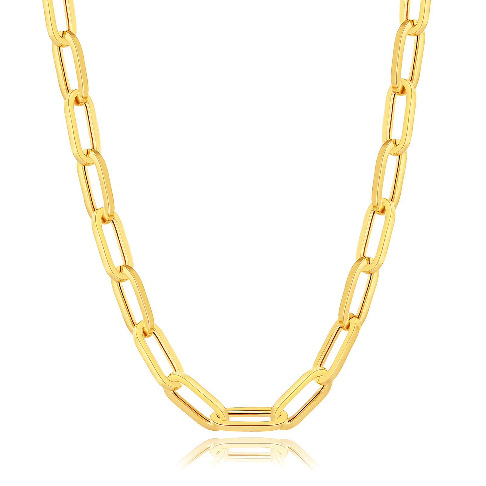 Mixed Paper Clip Chain Necklace – Ashley Schenkein Jewelry Design