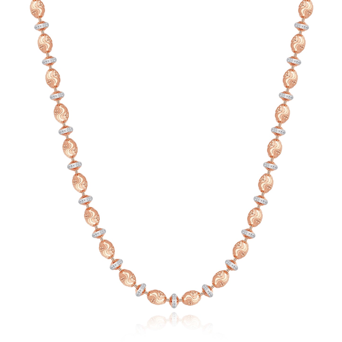 Saturno Double Mooncut Necklace