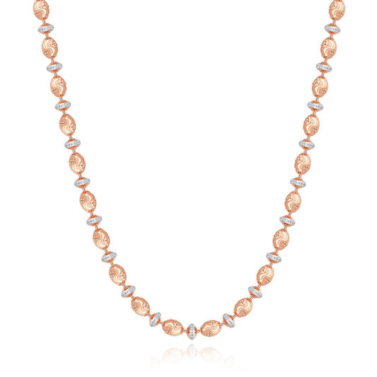 Saturno Double Mooncut Necklace