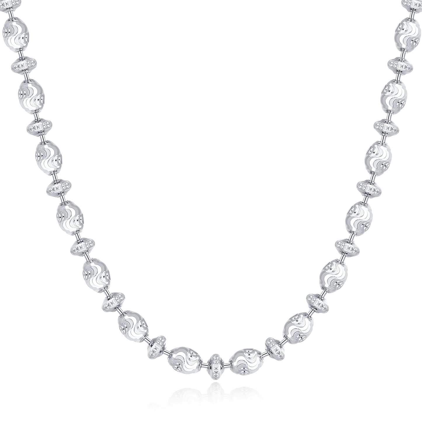 Saturno Double Mooncut Necklace