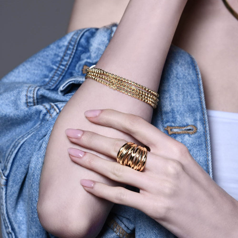 FK Fashion Coil Ring